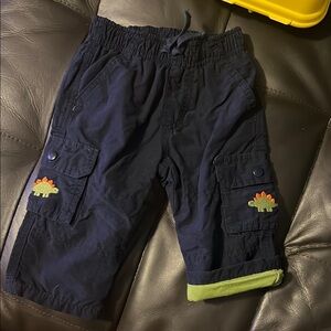 Gymboree lightly lined Cargo Pants with Dinosaur Patch